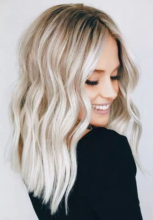 55+ Stunning Platinum Blonde Balayage Hair Color Ideas - Hairstyles ...